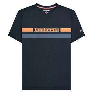Lambretta Mens Chest Stripe T-Shirt / Navy